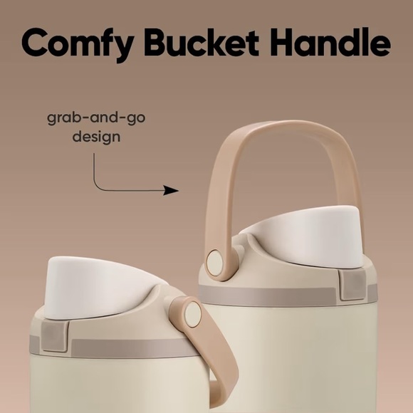 Owala FreeSip Sway Stainless Steel Tumbler 30 oz capacity, color Lightly Toasted - Picture 5 of 5